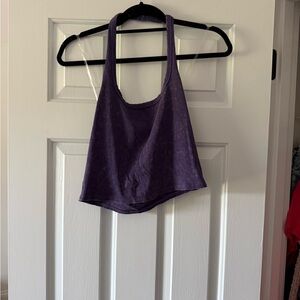 Purple Tight Ribbed Shirt